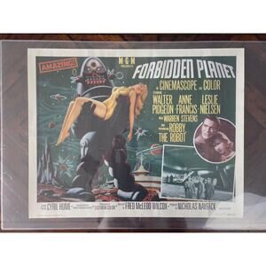 1995 FilmPrints Forbidden Planet Poster 28x22 MGM Reprint Sci-Fi Robby Robot